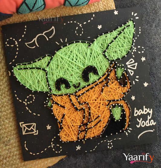 Baby Yoda Grogu - Thread Art