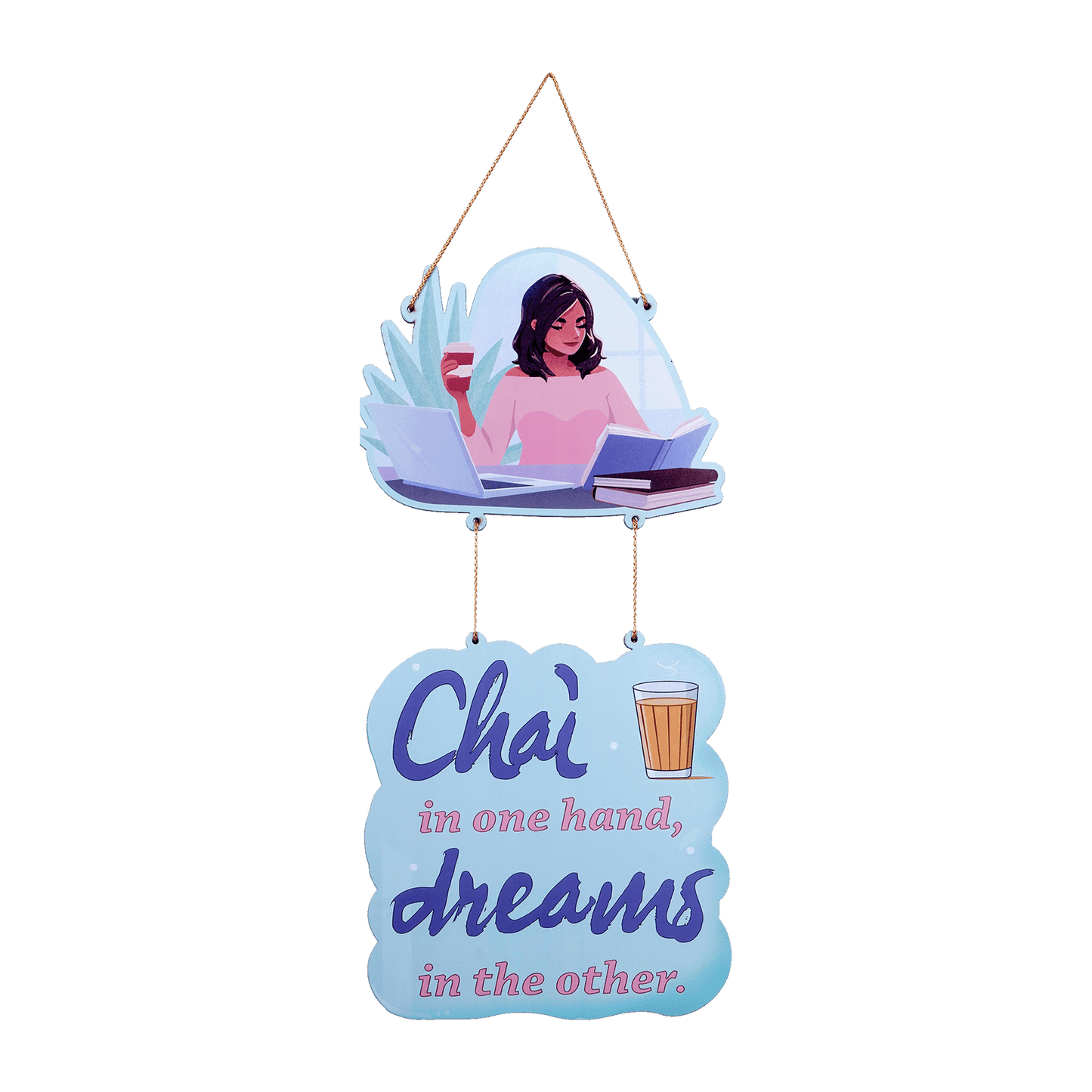 Chai and Dreams - 2 Wall Hanging