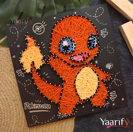 Charmander Pokémon - Thread Art(Rakhi Special)