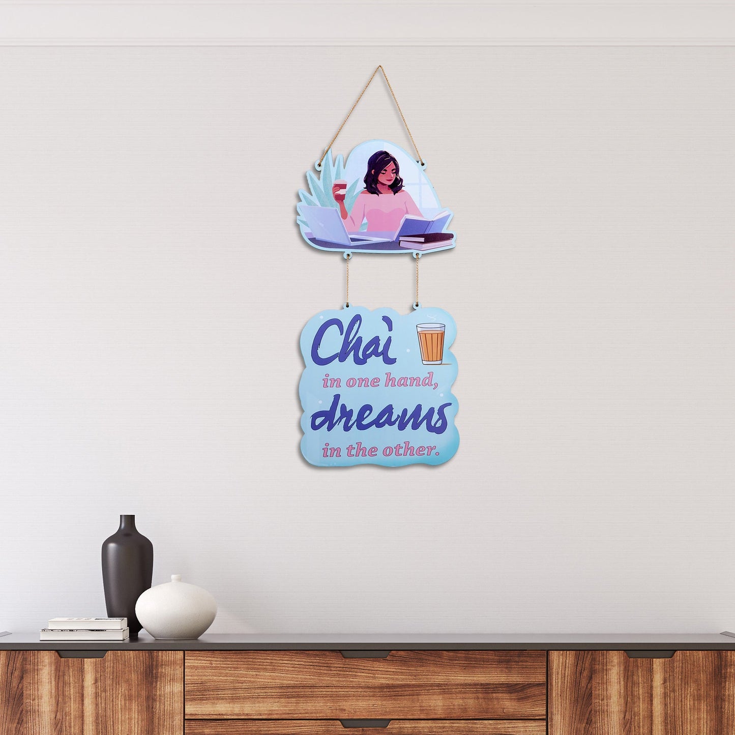 Chai and Dreams - 2 Wall Hanging