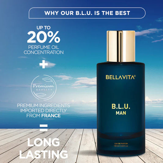 BLU Man Perfume With Personalized Box