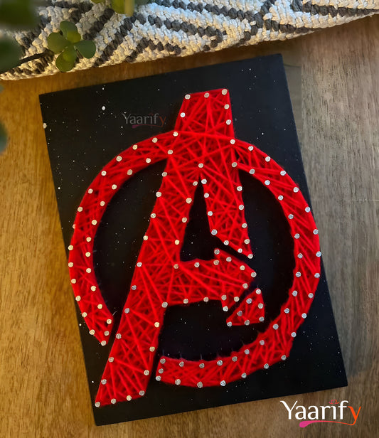 Avengers Logo - Thread Art