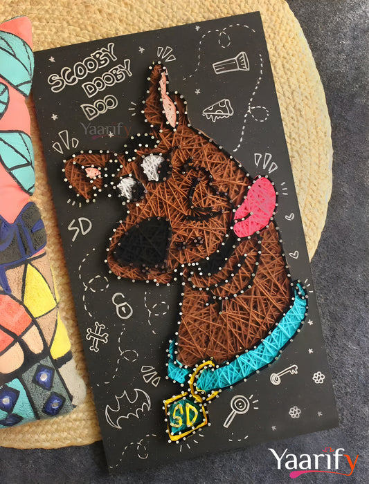 Scooby-Doo Thread Art