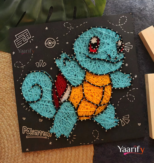 Squirtle - Thread Art(Rakhi Special)