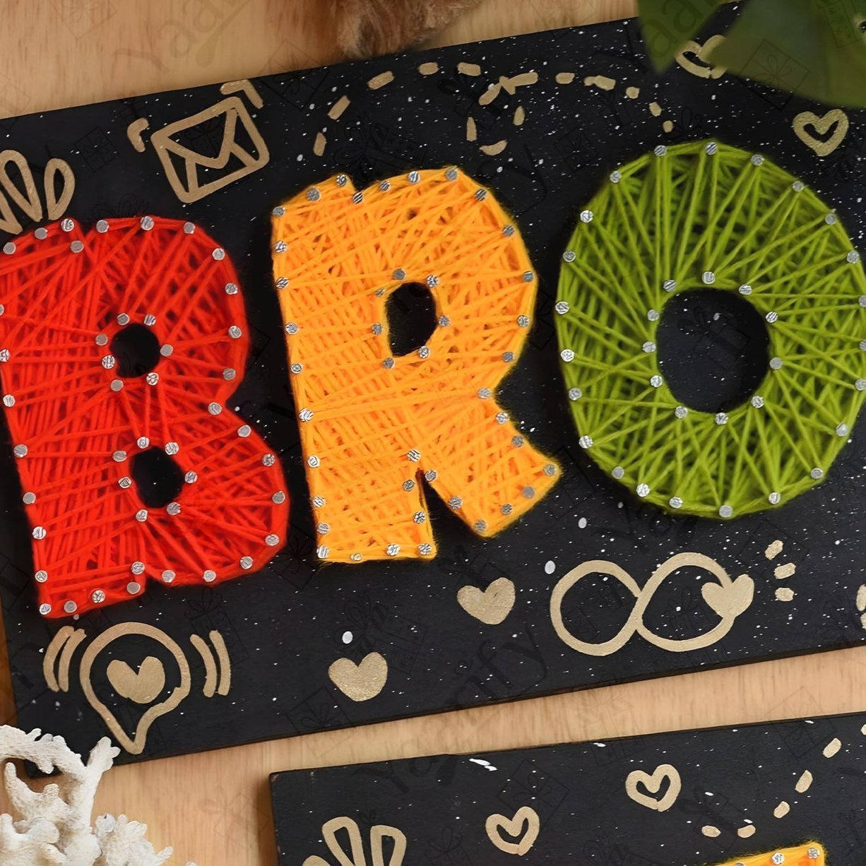 Brother Or Sister - Thread Art(Rakhi Special)