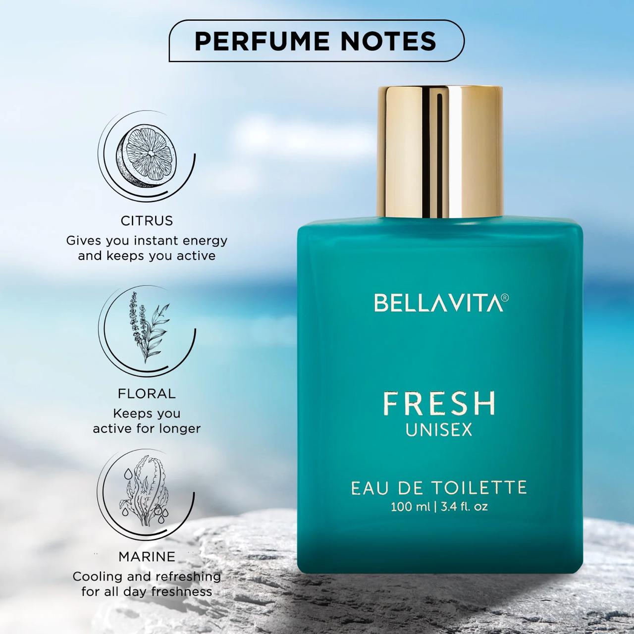 Bella vita Fresh Unisex Perfume With Personalized Box