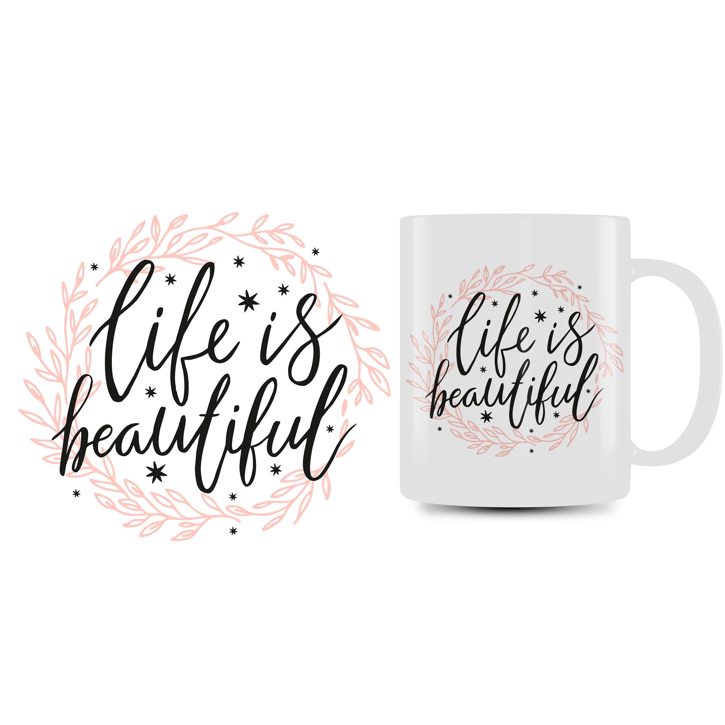 Personalized Mug (Life Is Beautiful)