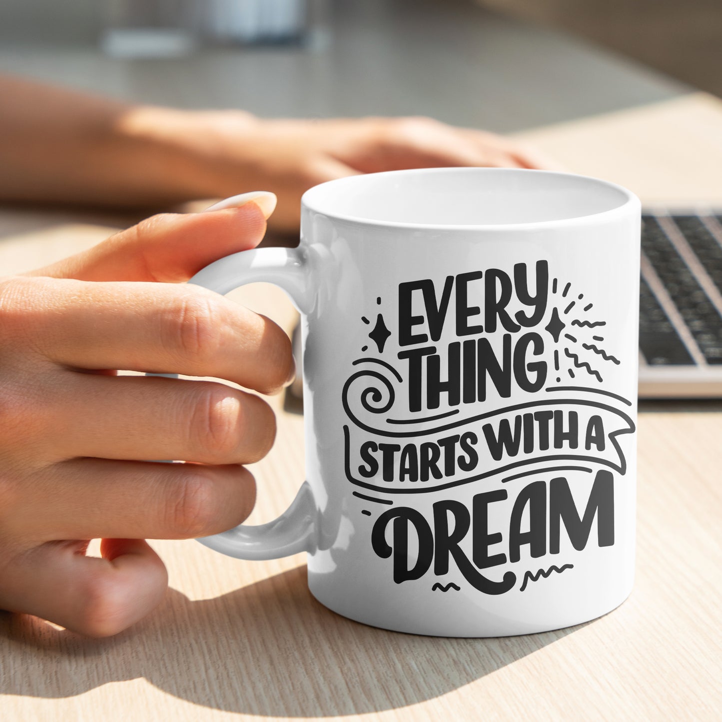 Personalized Mug (Starts With A Dream)