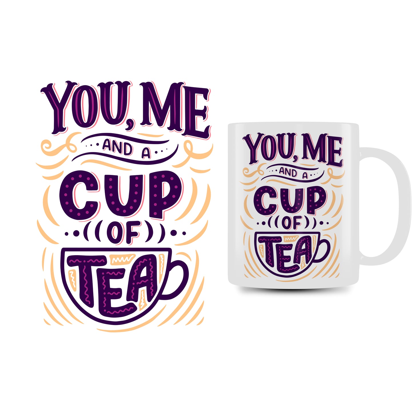 Personalized Mug (U&Me nd Cup Of Tea)