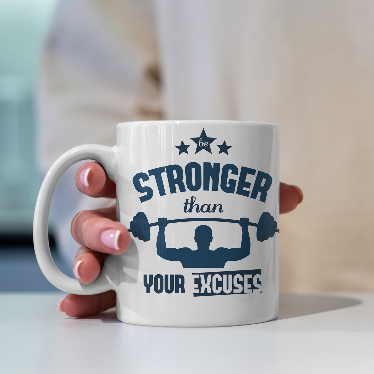 Personalized Mug(Stronger Than Your Excuses)