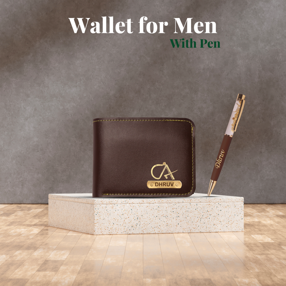 Men's Wallet And Pen For Perfect Gift