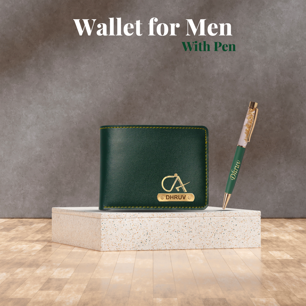 Men's Wallet And Pen For Perfect Gift