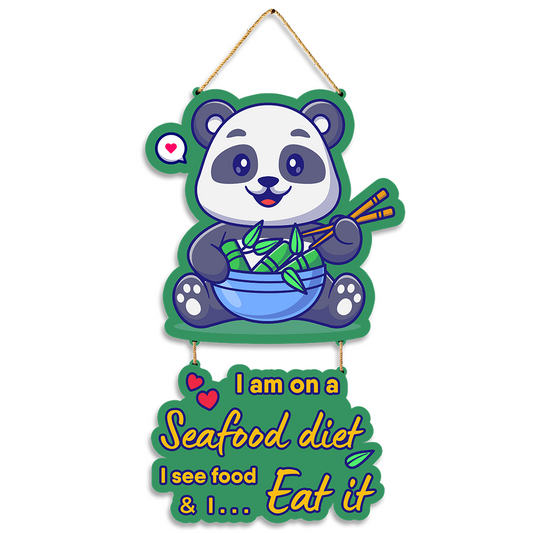 See Food Panda Wall Hanging
