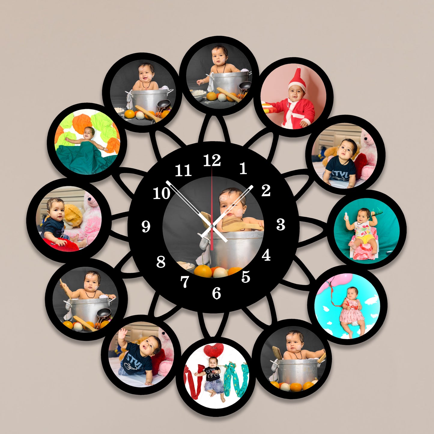 Personalized Wooden Clock- YC03