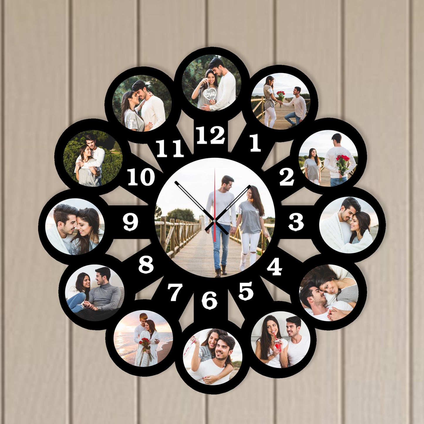 Personalized Wooden Clock- YC04
