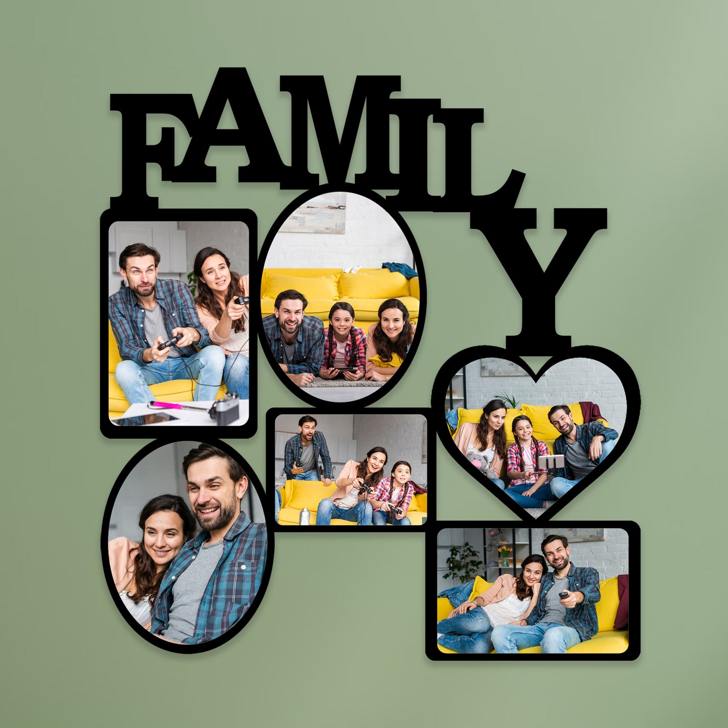 Family Wooden Frame-YF45