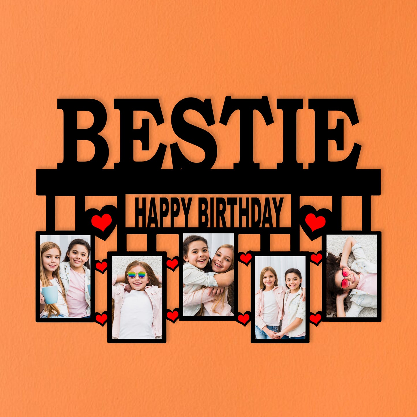 BESTIE (Best Friends) Wooden Frame-YF44