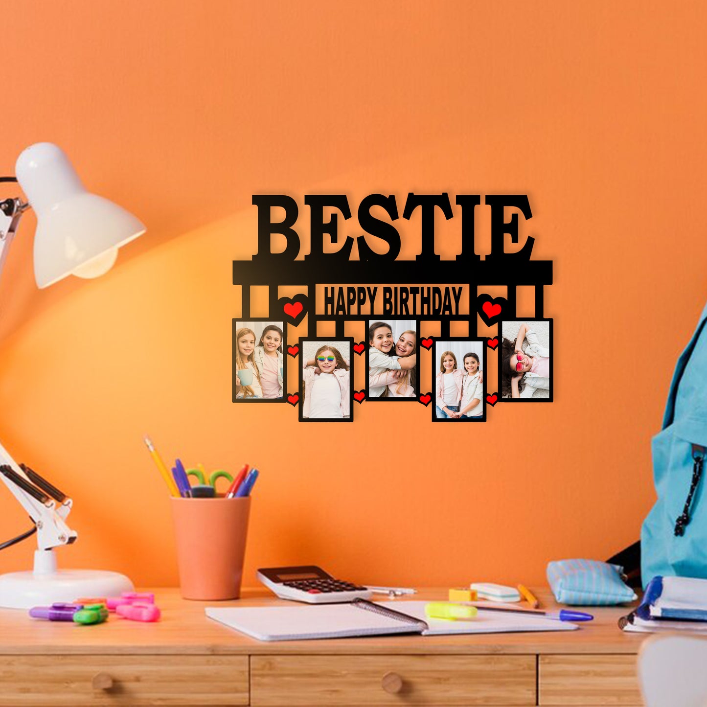 BESTIE (Best Friends) Wooden Frame-YF44